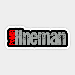 Lineman Sticker